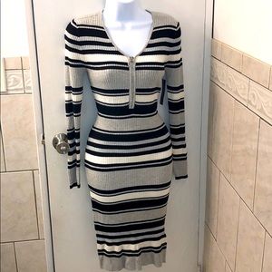 Long sleeve fitted dress!!